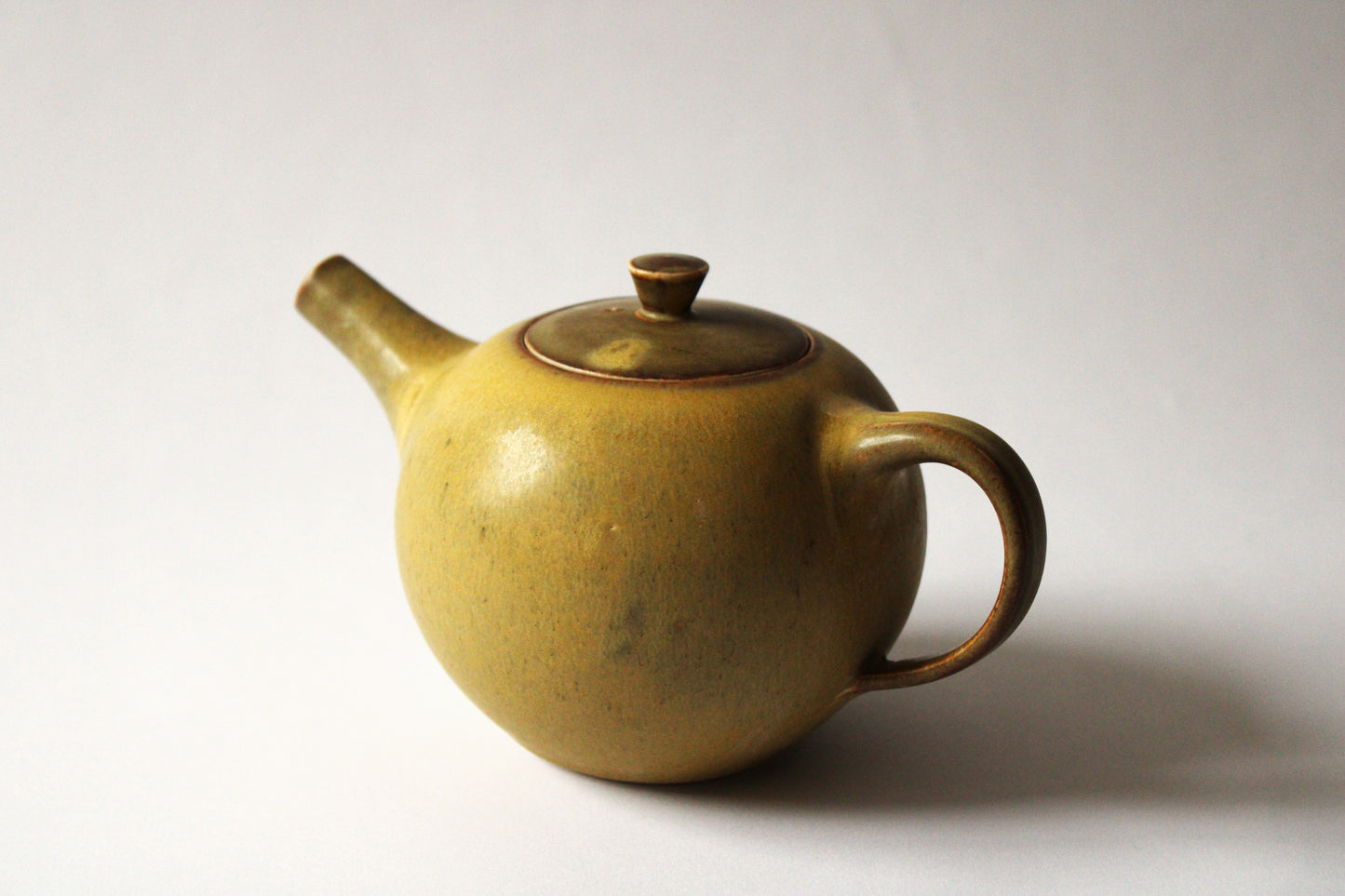 Two cup Teapot in Thrown Gold