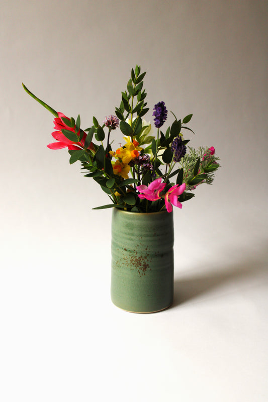 Table vase/Utensil pot in Teal