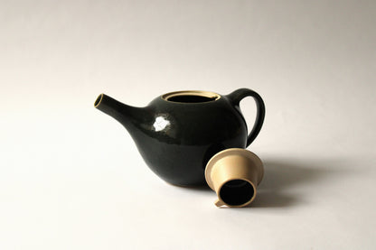 Two cup Teapot in North Sea Blue