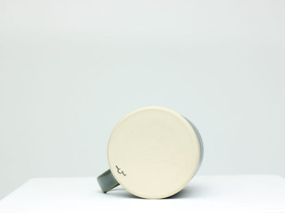 Coffee cup in North Sea Blue