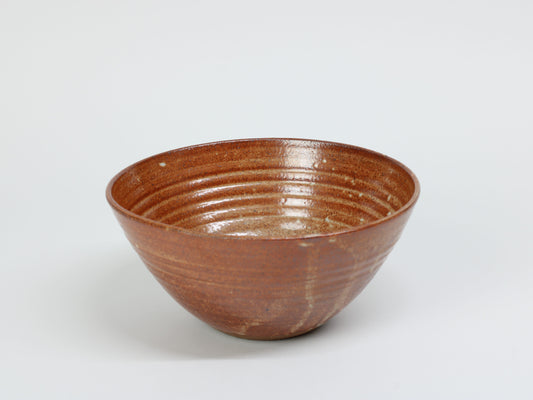 Noodle bowl in Orange shino