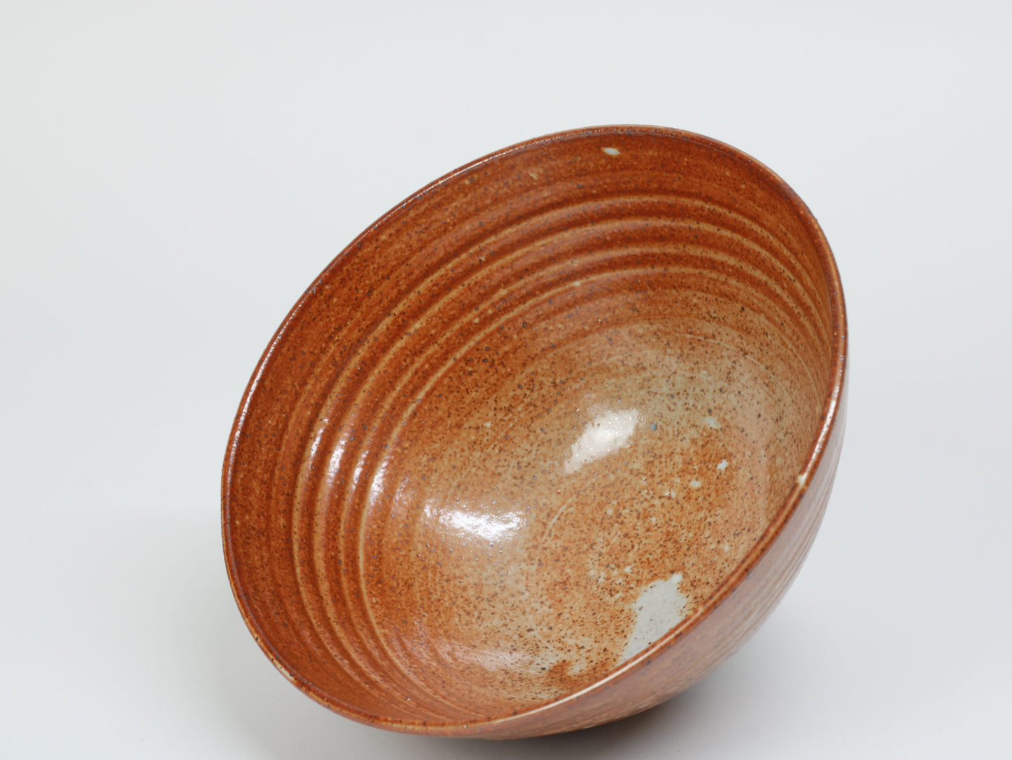 Noodle bowl in Orange Shino