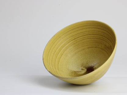 Noodle bowl in Thrown gold
