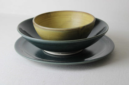 North Sea Blue Wide Bowl